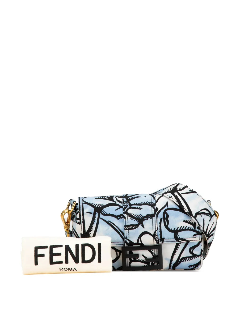 Pre-OwnedFendi Pre-Owned2010-2024 Joshua Vides Mini Nylon Convertible Baguette crossbody bag