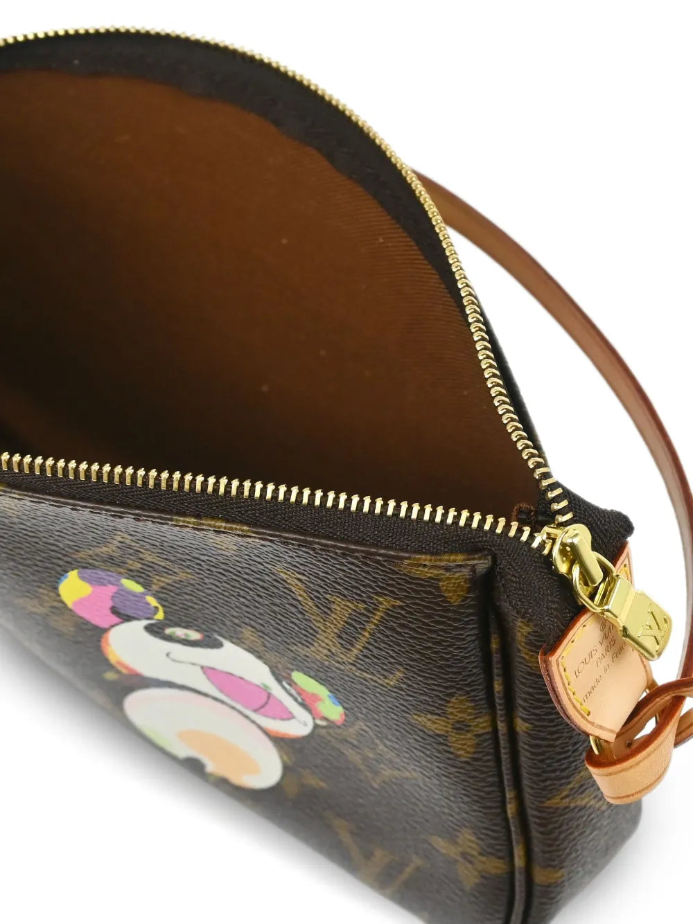 Pre-OwnedLouis Vuitton Pre-Ownedx Takashi Murakami 2004 Panda Pochette Accessoires handbag