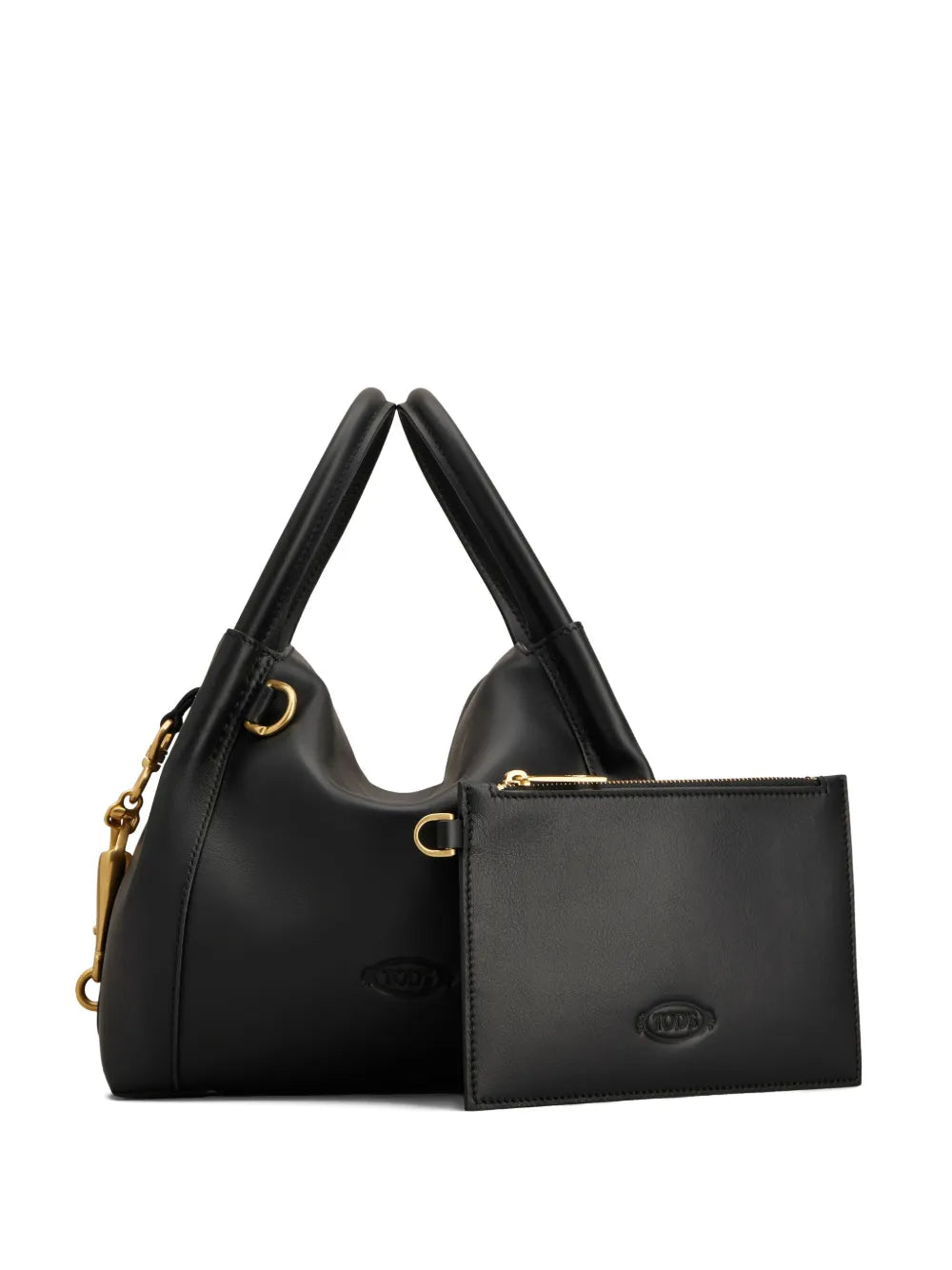 Tod'slogo-stamp leather tote bag