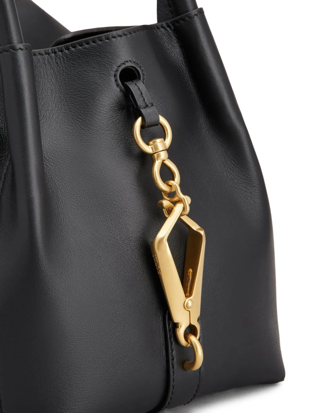 Tod'slogo-stamp leather tote bag