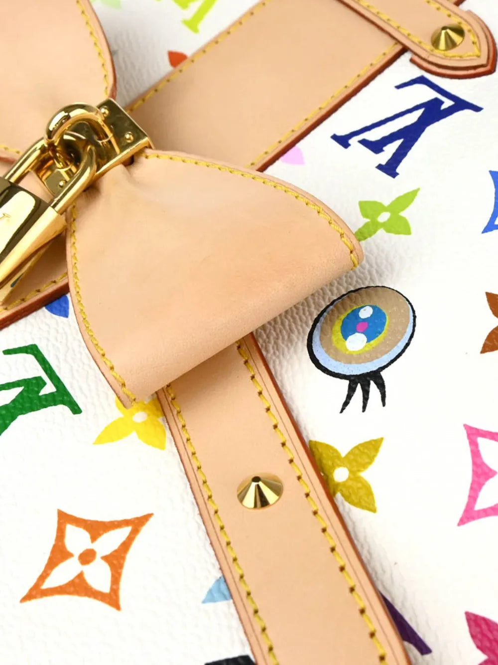 Pre-OwnedLouis Vuitton Pre-Ownedx Murakami 2003 Eye Love GM tote bag