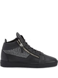 Giuseppe Zanotti Kriss Leather Mid-Top Sneakers