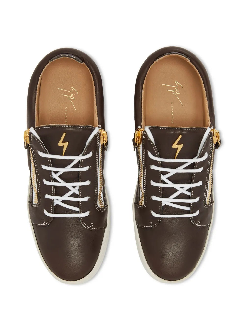 Giuseppe Zanotti Frankie Double-Zip Low-To Sneakers