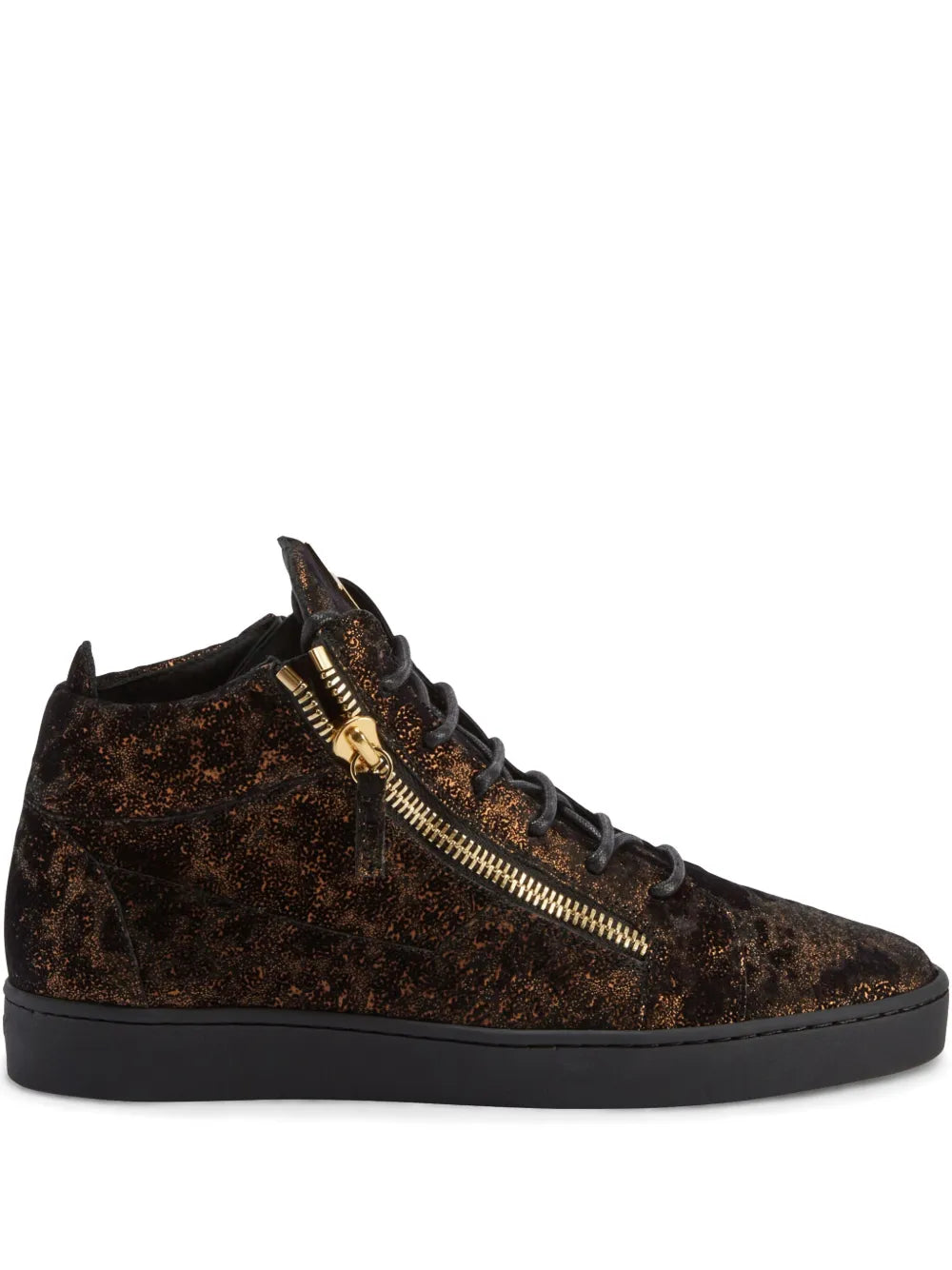 Giuseppe Zanotti Kriss Leather Mid-Top Sneakers