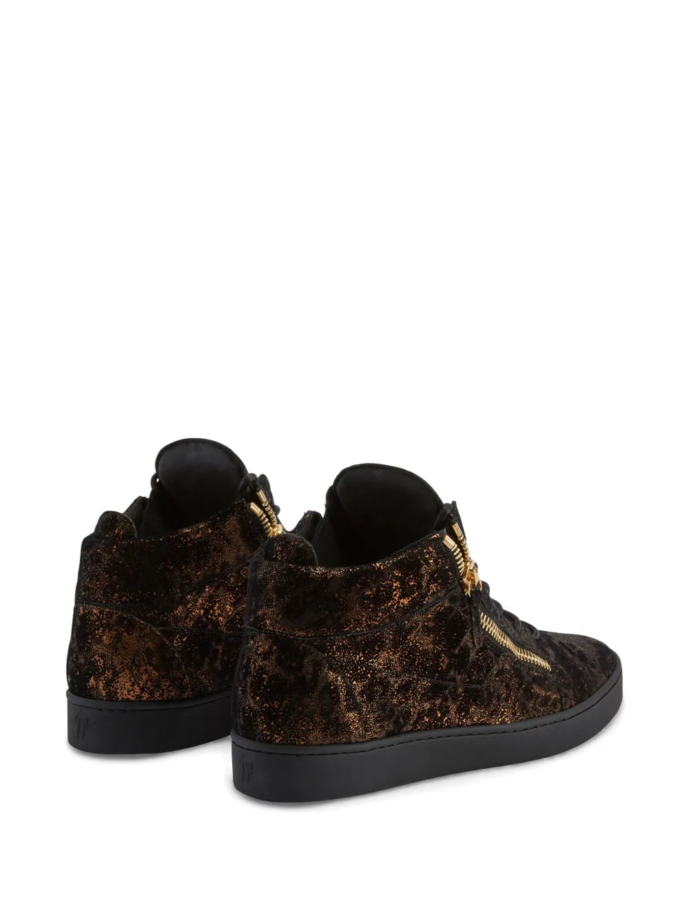 Giuseppe Zanotti Kriss Leather Mid-Top Sneakers