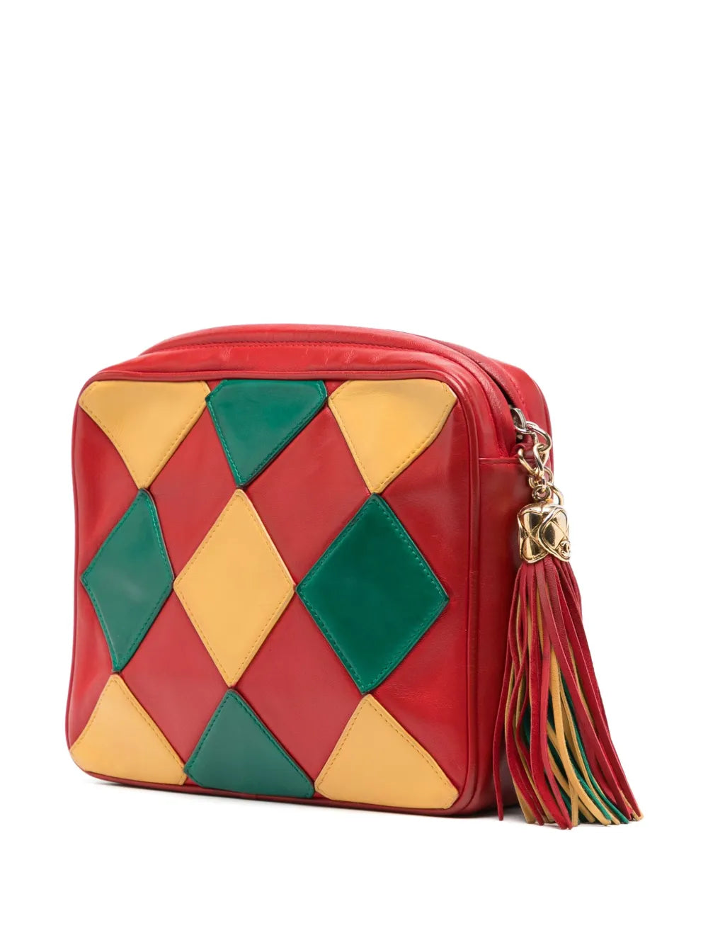 Pre-OwnedCHANEL Pre-OwnedHarlequin Tassel bag