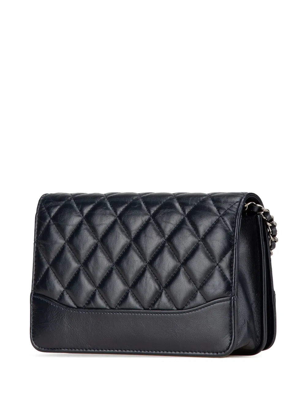 Pre-OwnedCHANEL Pre-Owned2019 Quilted Aged Calfskin Gabrielle Wallet On Chain crossbody bag