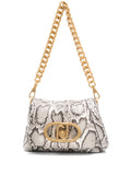 LIU JOsmall snakeskin-print cross body bag