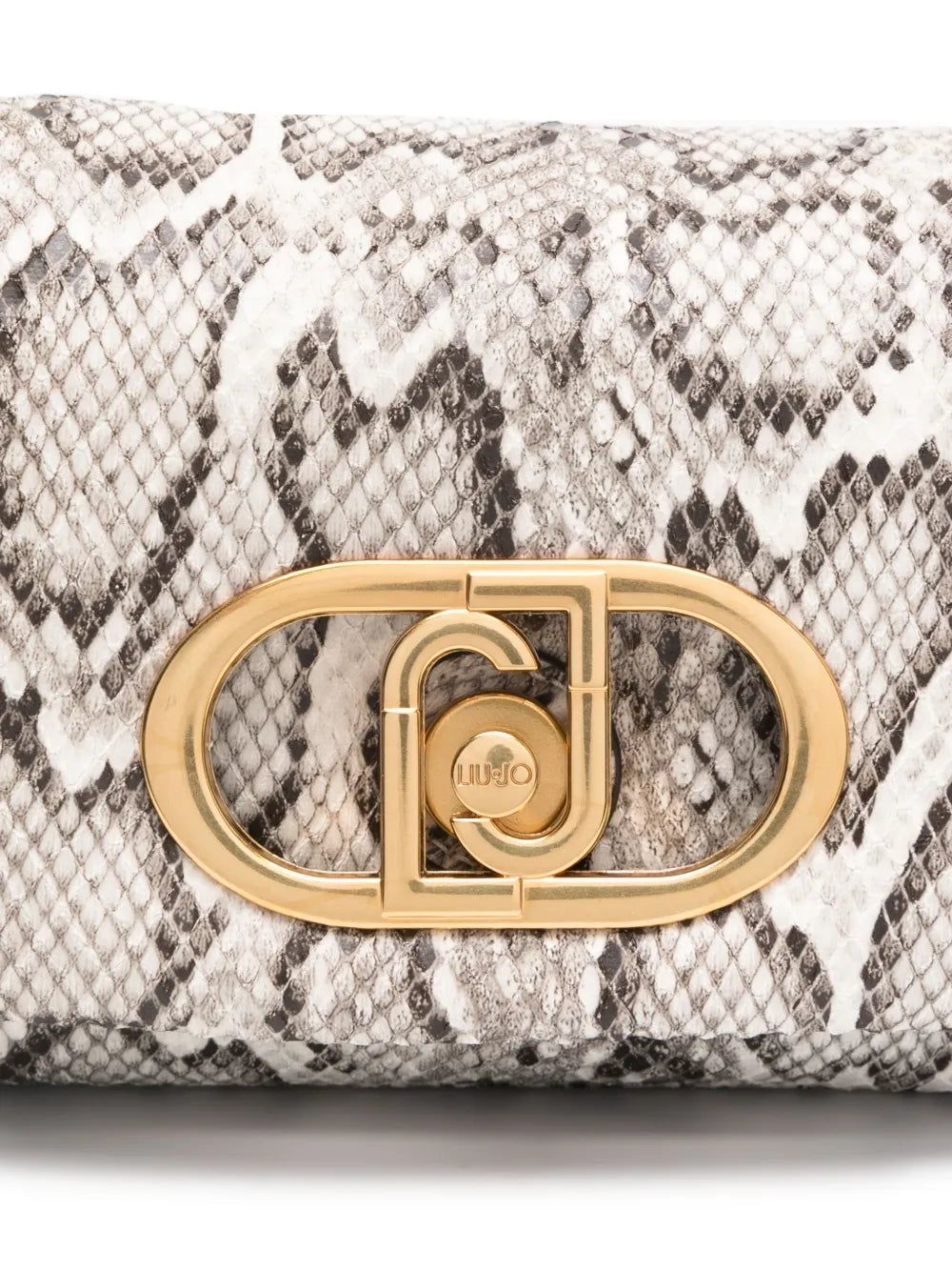 LIU JOsmall snakeskin-print cross body bag