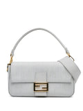 Pre-OwnedFendi Pre-Owned2010-2024 Striped Jersey Baguette satchel