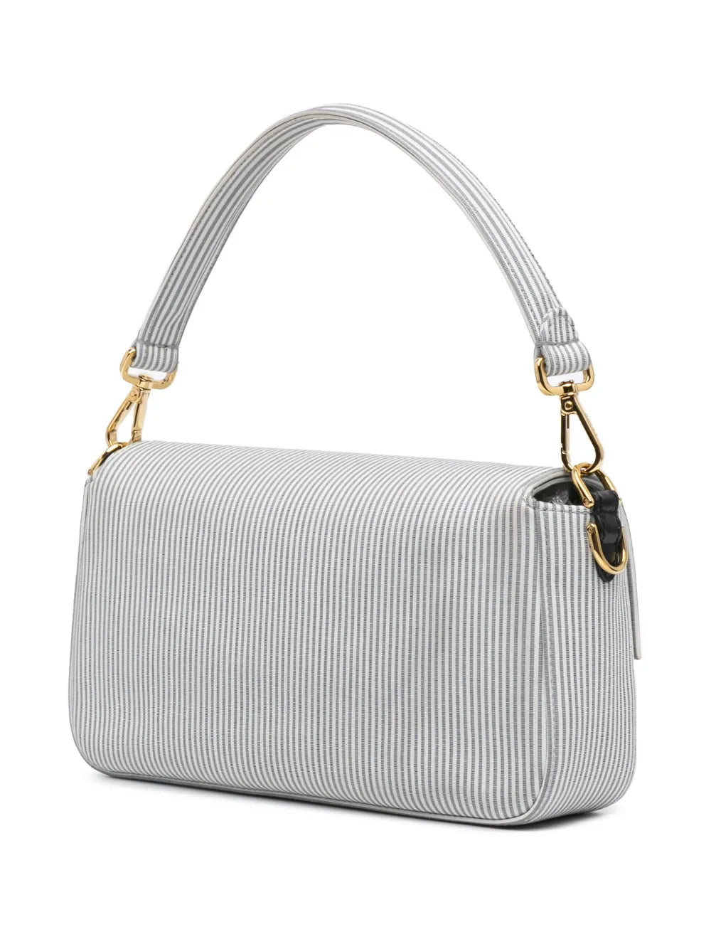 Pre-OwnedFendi Pre-Owned2010-2024 Striped Jersey Baguette satchel