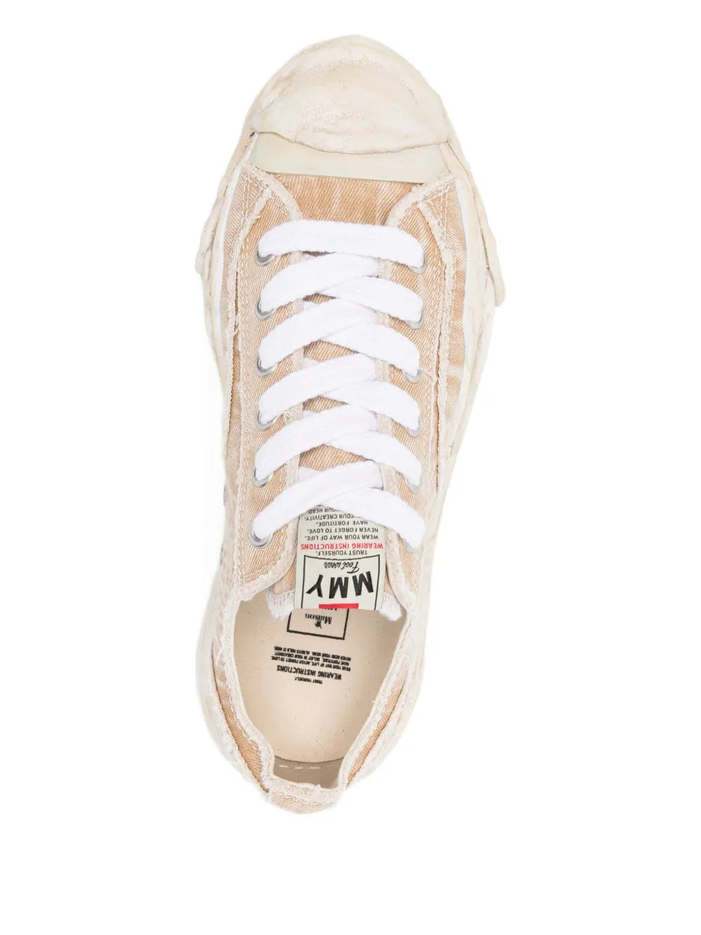 Maison Mihara Yasuhiro Canvas Low Top Sneakers