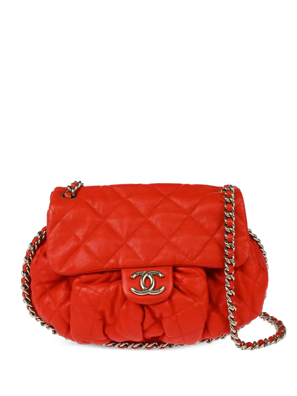 Pre-OwnedCHANEL Pre-Owned2011 chain-trim shoulder bag