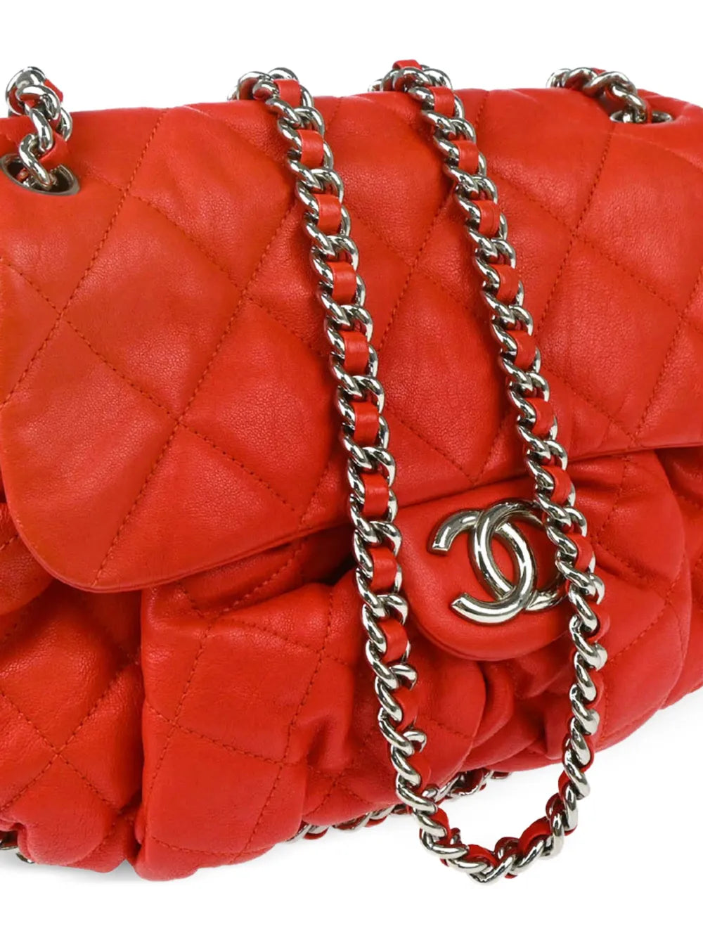 Pre-OwnedCHANEL Pre-Owned2011 chain-trim shoulder bag