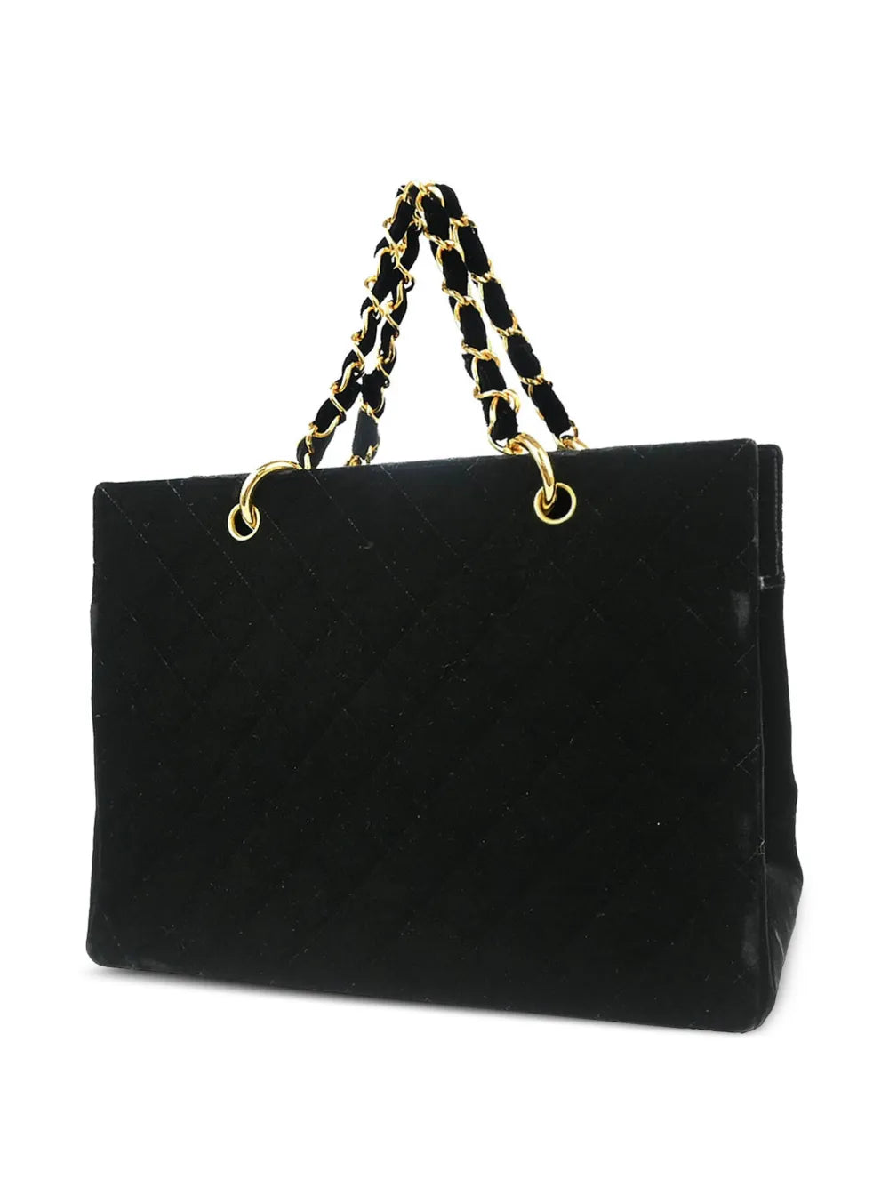 Pre-OwnedCHANEL Pre-Owned1995 CC diamond-quilted tote bag