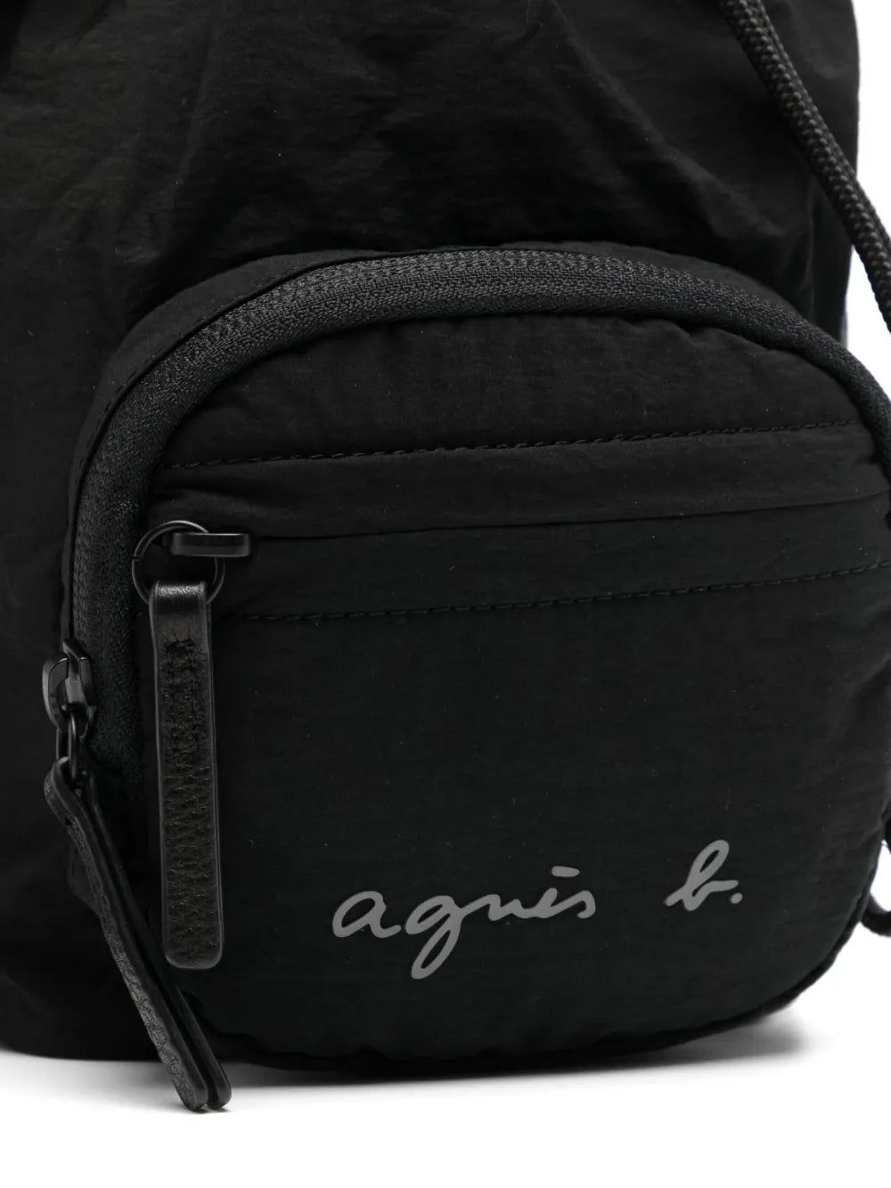agnès b. mini logo messenger bag