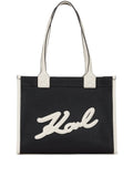 Karl LagerfeldK/skuare textured tote bag