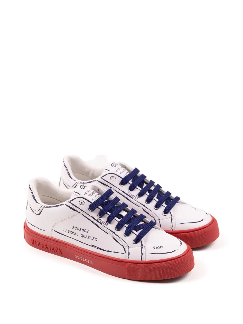 Hide&Jack Sky Construction Sneakers
