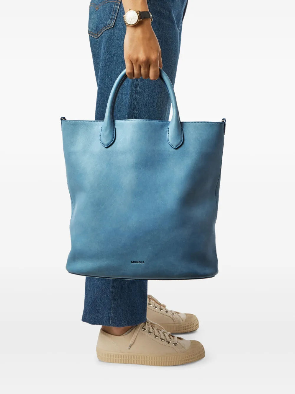 Shinolaleather crossbody bag