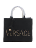 Pre-OwnedVersace Pre-Owned2020-2024 logo canvas tote bag