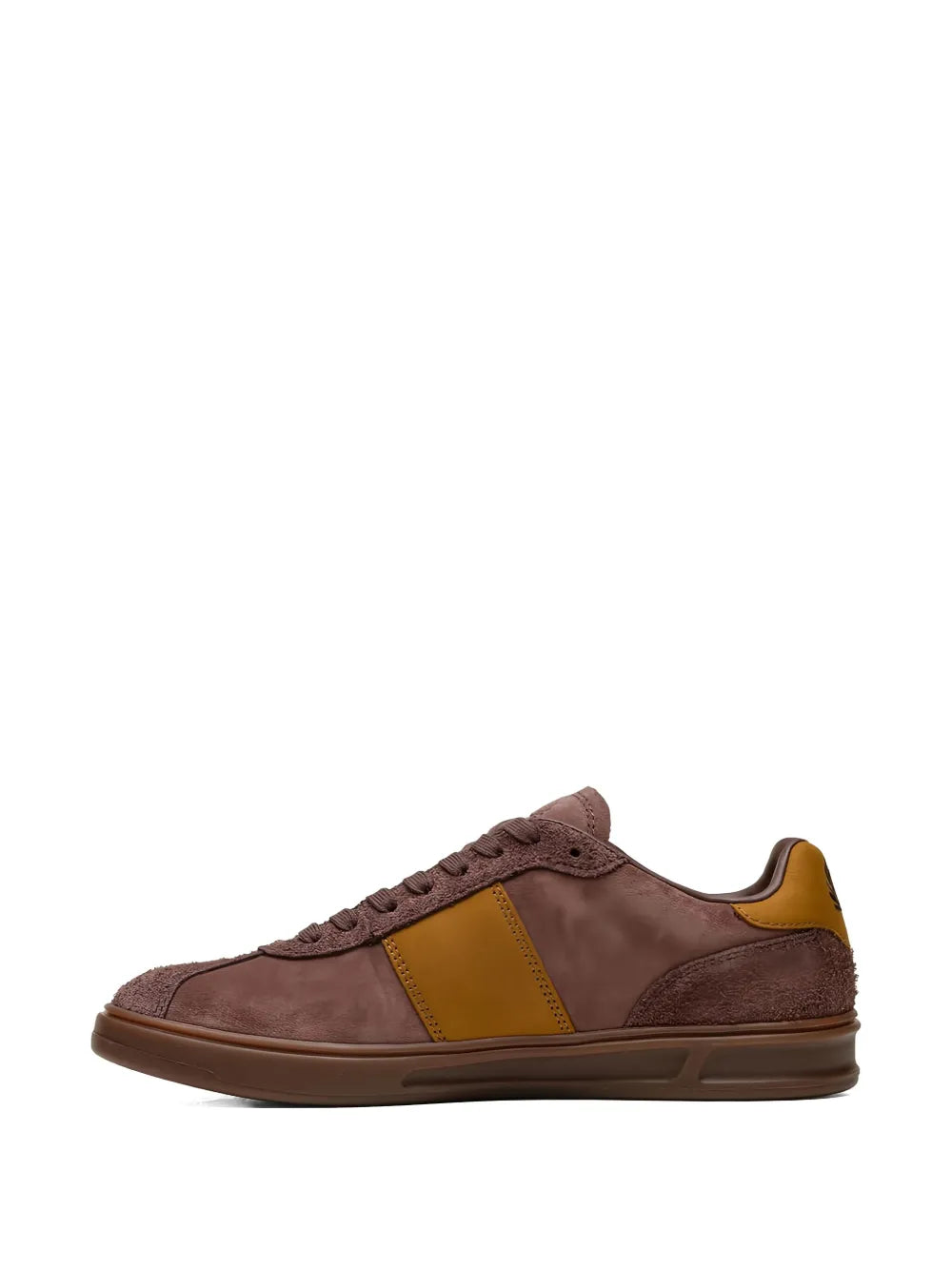 Fred Perry Suede Logo-Embroidered Sneakers