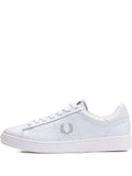 Fred Perry Logo-Embroidery Leather Sneakers