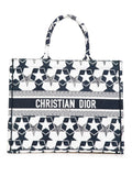 Pre-OwnedChristian Dior Pre-Owned2021 Large Canvas Embroidered Lucky Star Book tote bag