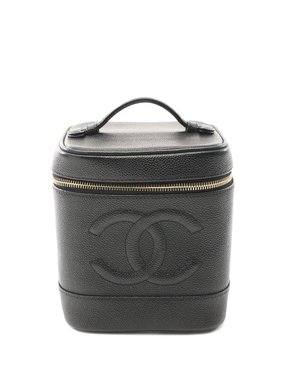 Pre-OwnedCHANEL Pre-Owned1996-1997 caviar-leather vanity bag