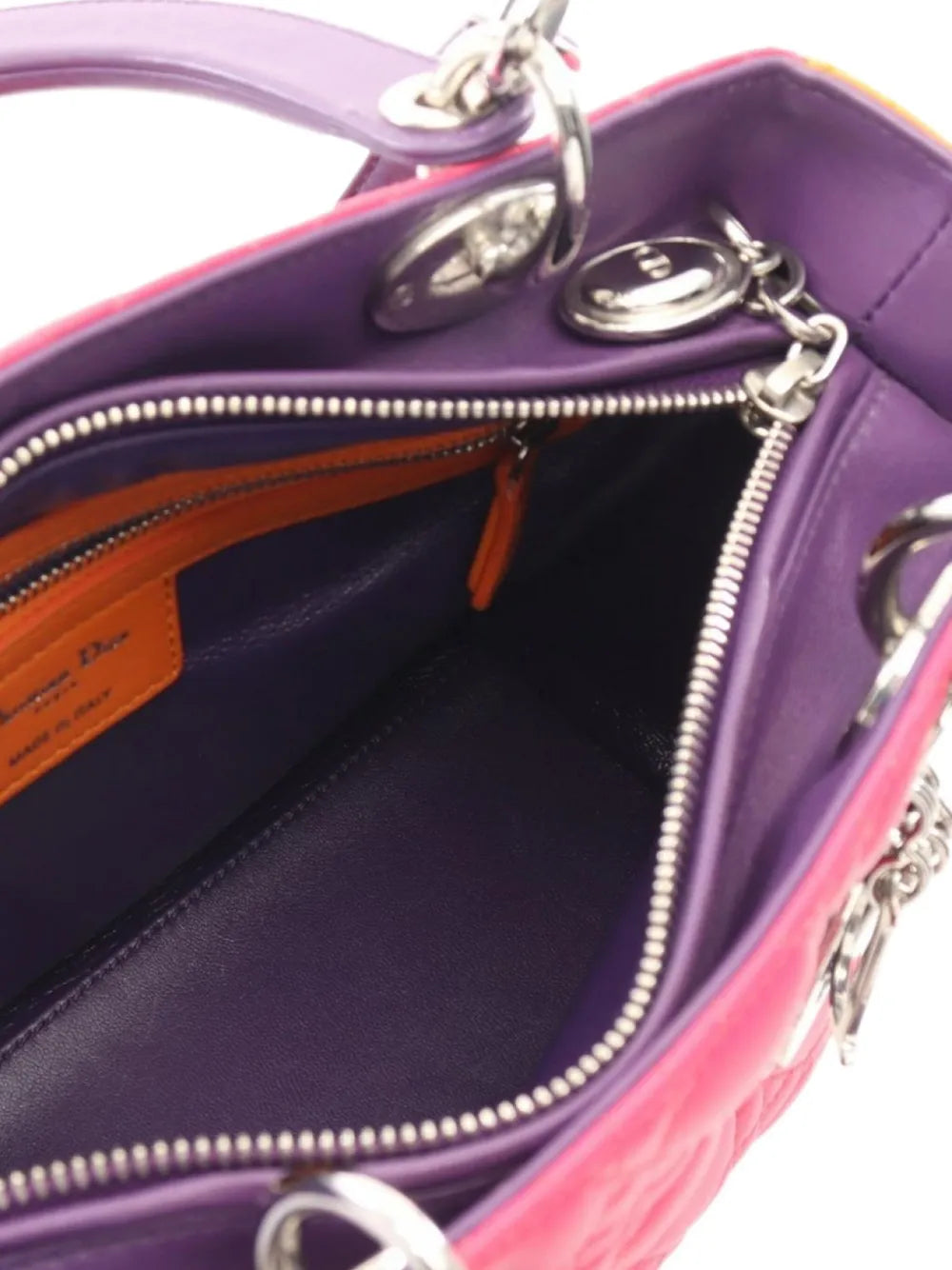 Pre-OwnedChristian Dior Pre-Owned2010s Cannage Lady Dior two-way handbag