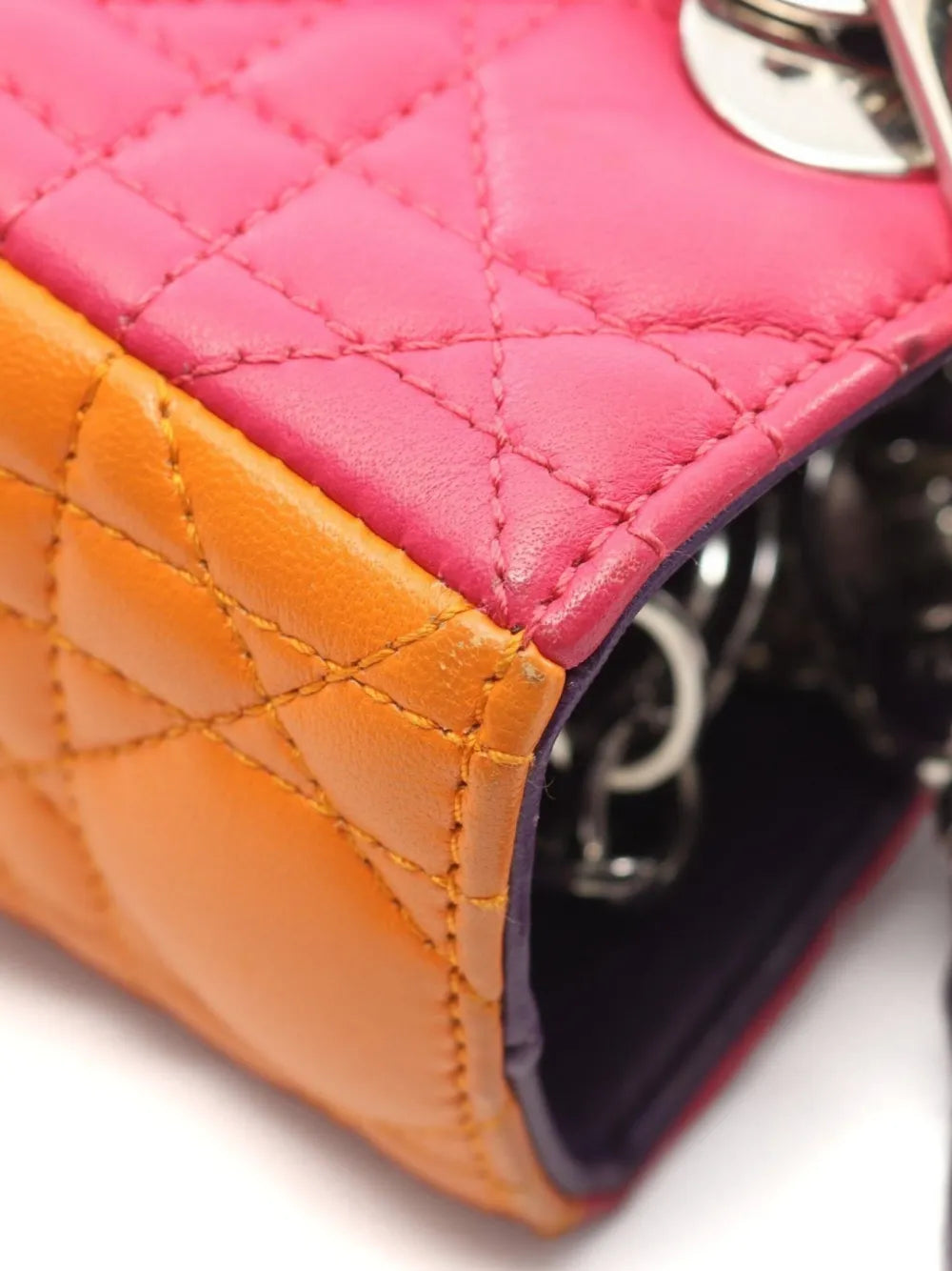 Pre-OwnedChristian Dior Pre-Owned2010s Cannage Lady Dior two-way handbag