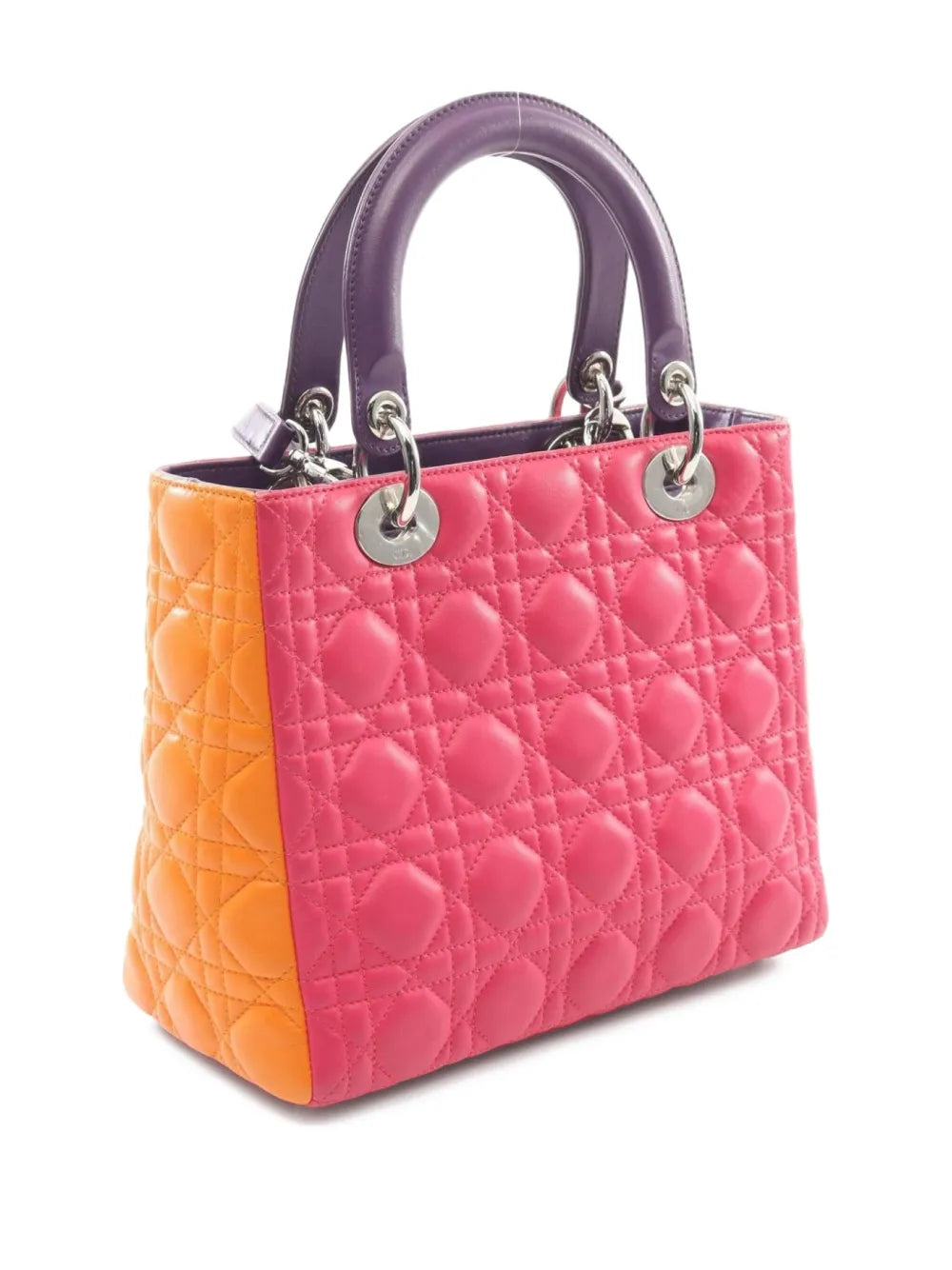 Pre-OwnedChristian Dior Pre-Owned2010s Cannage Lady Dior two-way handbag