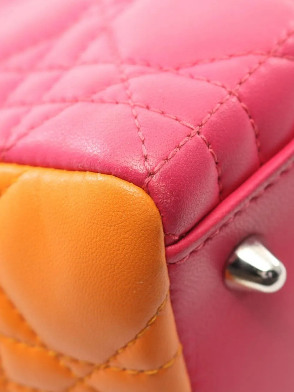 Pre-OwnedChristian Dior Pre-Owned2010s Cannage Lady Dior two-way handbag