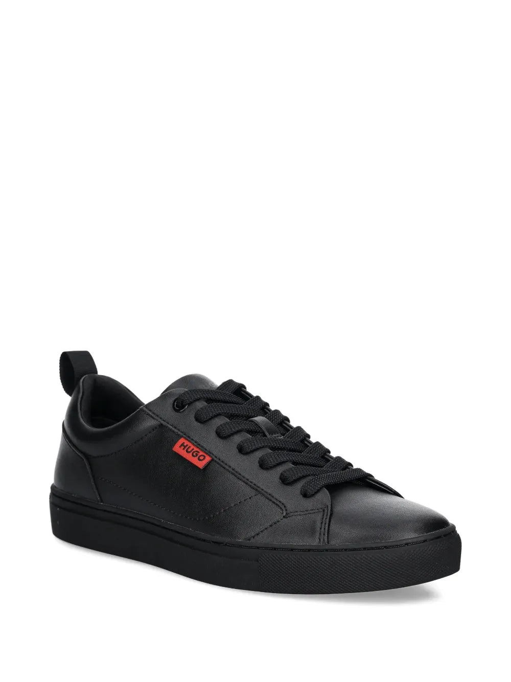 Hugo Logo-Patch Lace-Up Sneakers