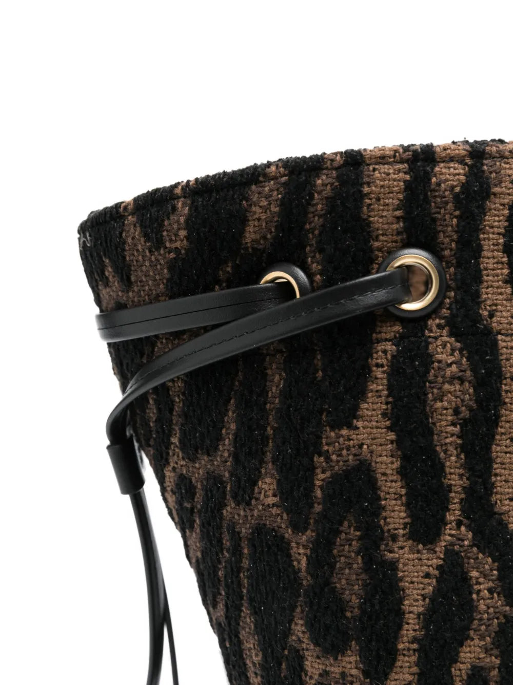 TOM FORDlarge leopard-jacquard tote bag