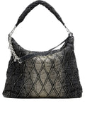 DieselCharm-D quilted chain-embellished shoulder bag