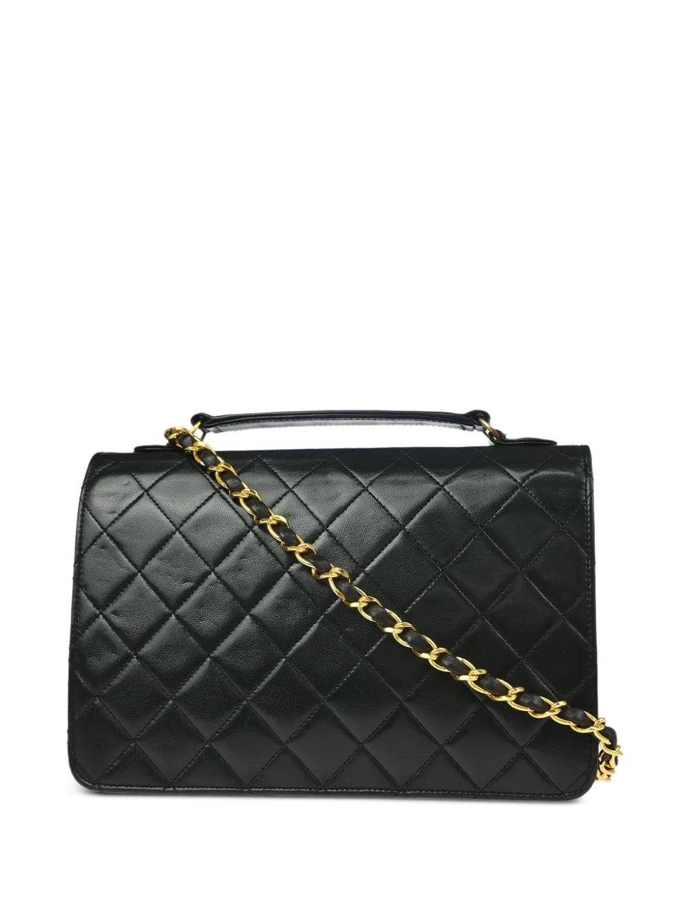 Pre-OwnedCHANEL Pre-Owned1990 Double Turn-Lock handbag