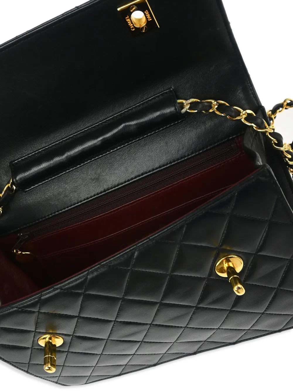 Pre-OwnedCHANEL Pre-Owned1990 Double Turn-Lock handbag