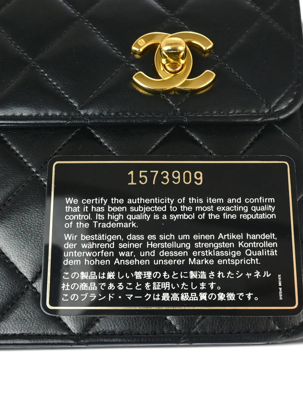 Pre-OwnedCHANEL Pre-Owned1990 Double Turn-Lock handbag