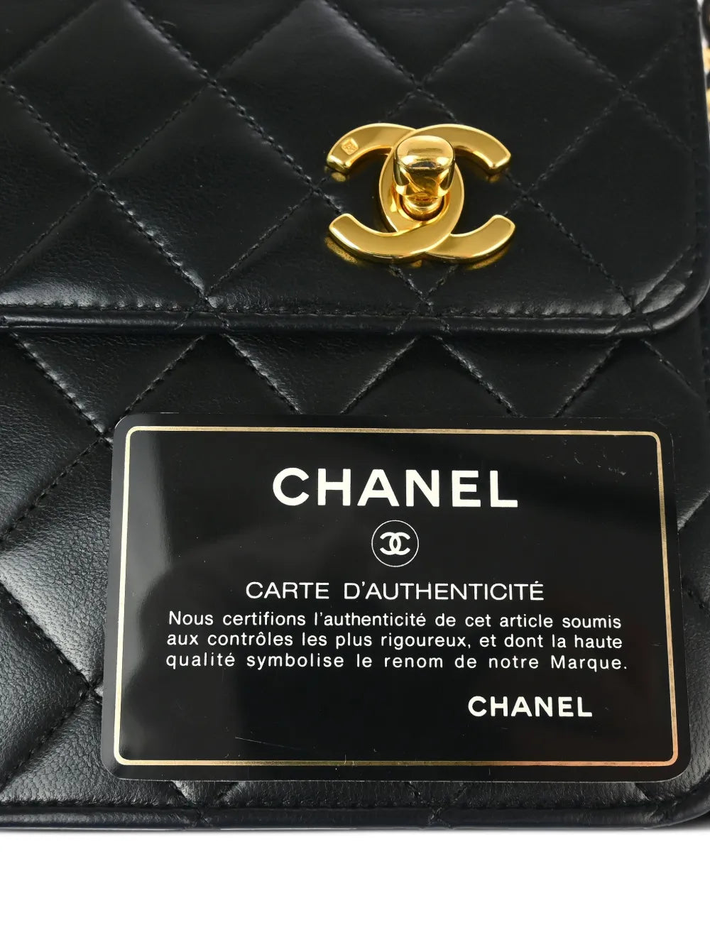 Pre-OwnedCHANEL Pre-Owned1990 Double Turn-Lock handbag