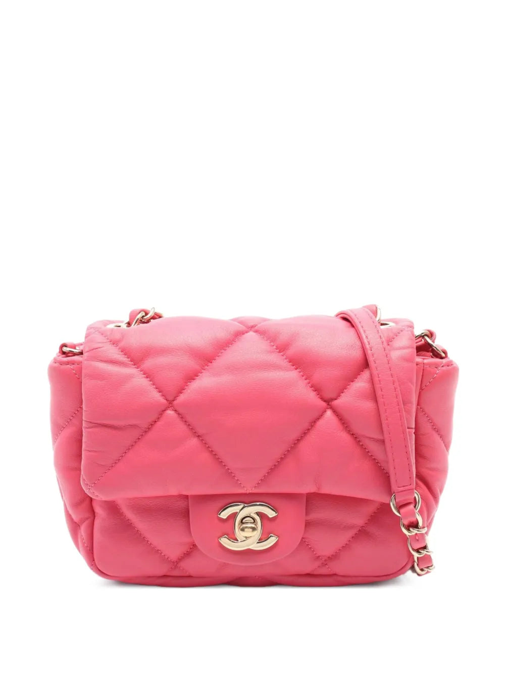 Pre-OwnedCHANEL Pre-Owned2020-2021 Bubble Mini Flap shoulder bag