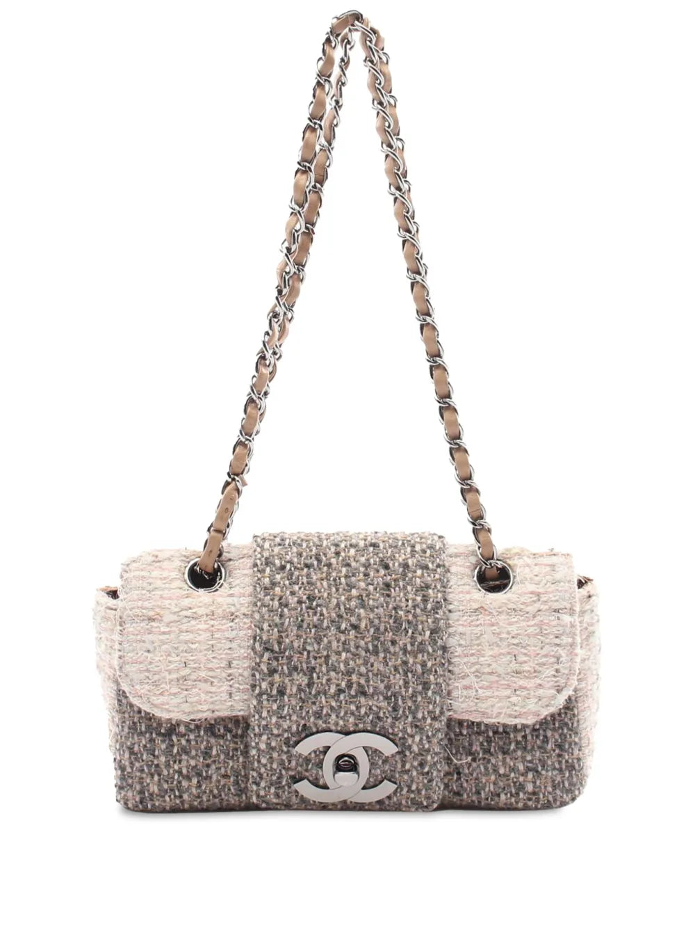 Pre-OwnedCHANEL Pre-Owned2004-2005 Small Tweed Fantasy Flap shoulder bag
