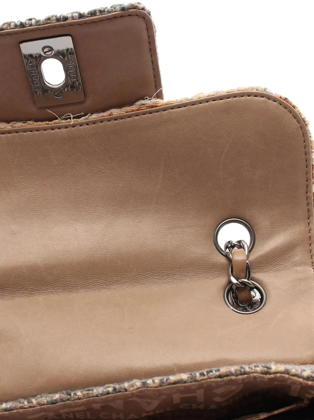 Pre-OwnedCHANEL Pre-Owned2004-2005 Small Tweed Fantasy Flap shoulder bag