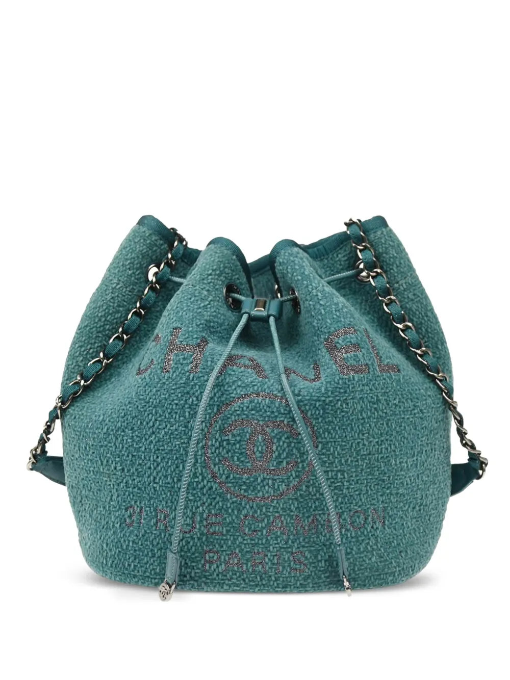 Pre-OwnedCHANEL Pre-Owned2019 Deauville bucket bag