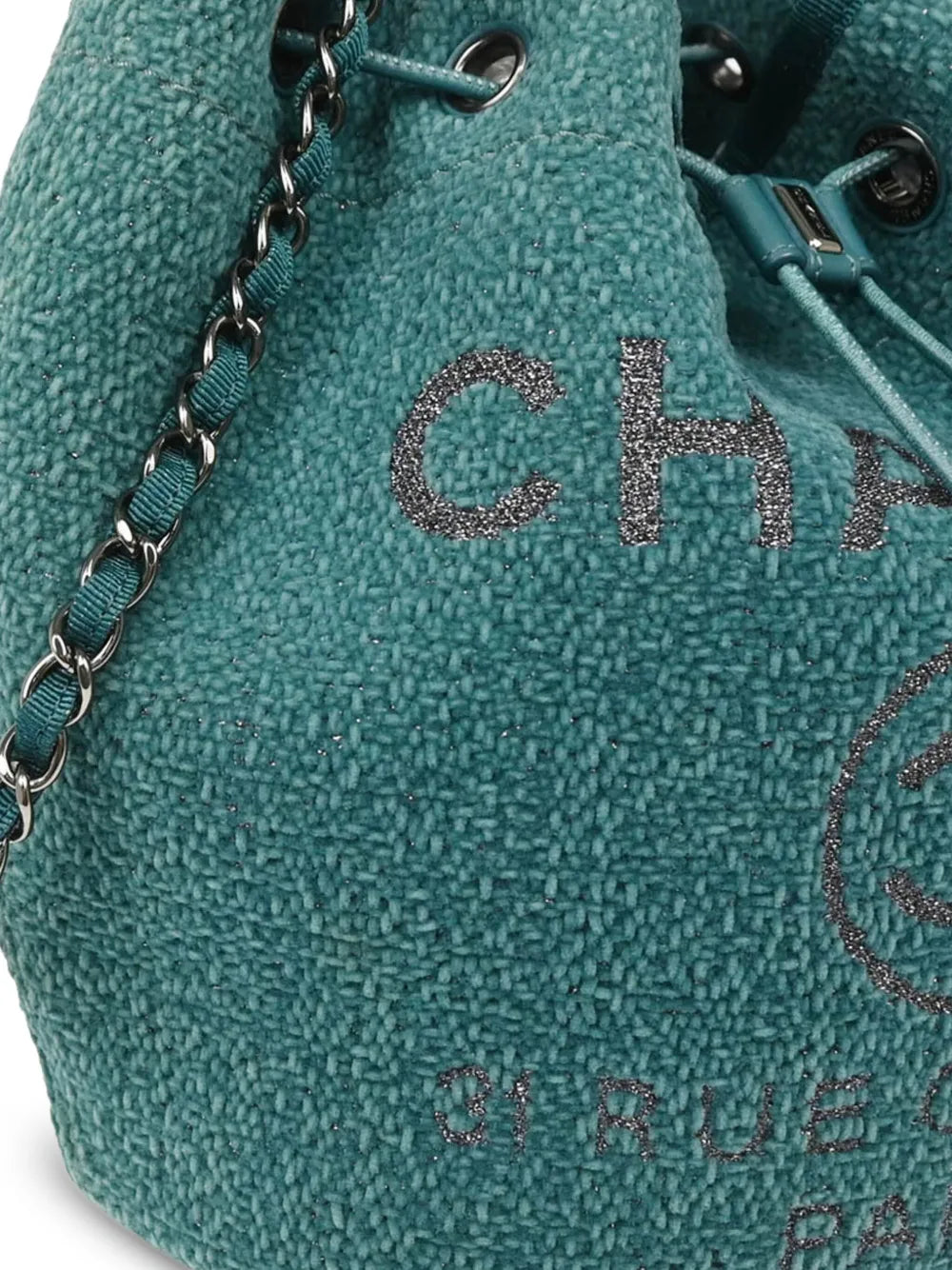 Pre-OwnedCHANEL Pre-Owned2019 Deauville bucket bag