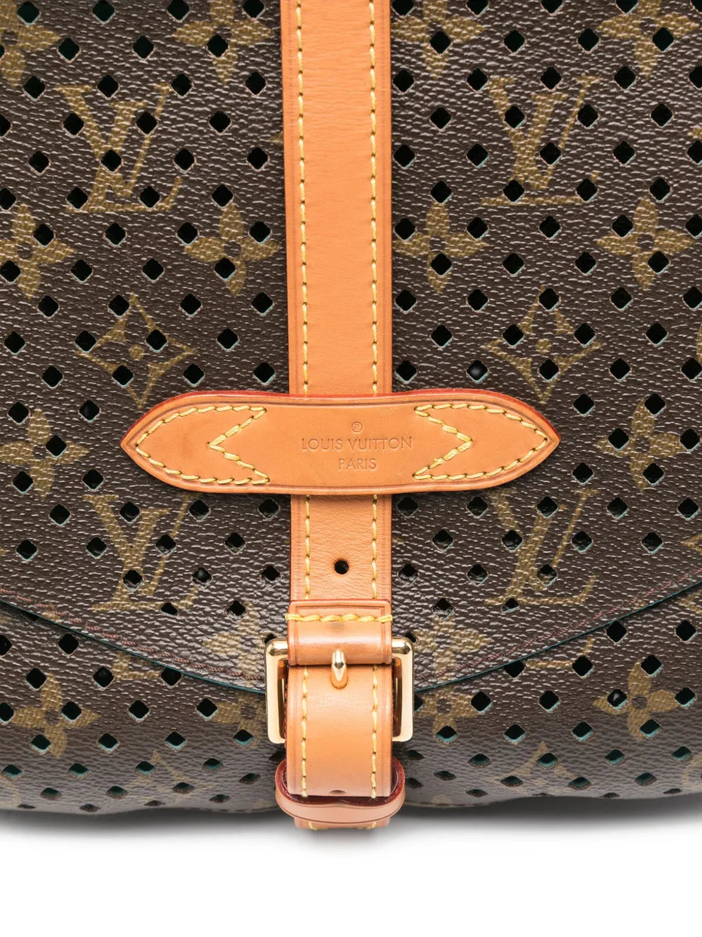 Pre-OwnedLouis Vuitton Pre-Owned2011 perforated monogram messenger bag