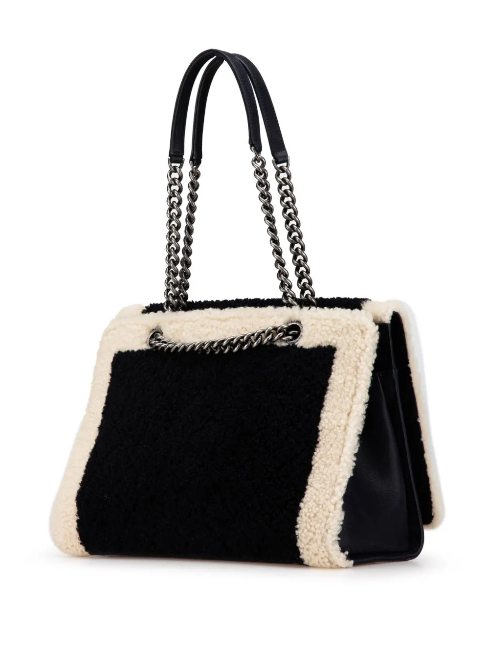Pre-OwnedCHANEL Pre-Owned2015-2016 Large Shearling Boy Shopping tote bag
