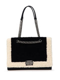 Pre-OwnedCHANEL Pre-Owned2015-2016 Large Shearling Boy Shopping tote bag