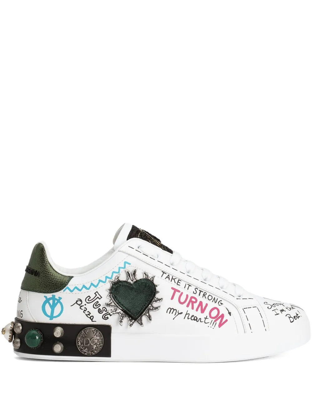 Dolce & Gabbana Portofino Graffiti Sneakers