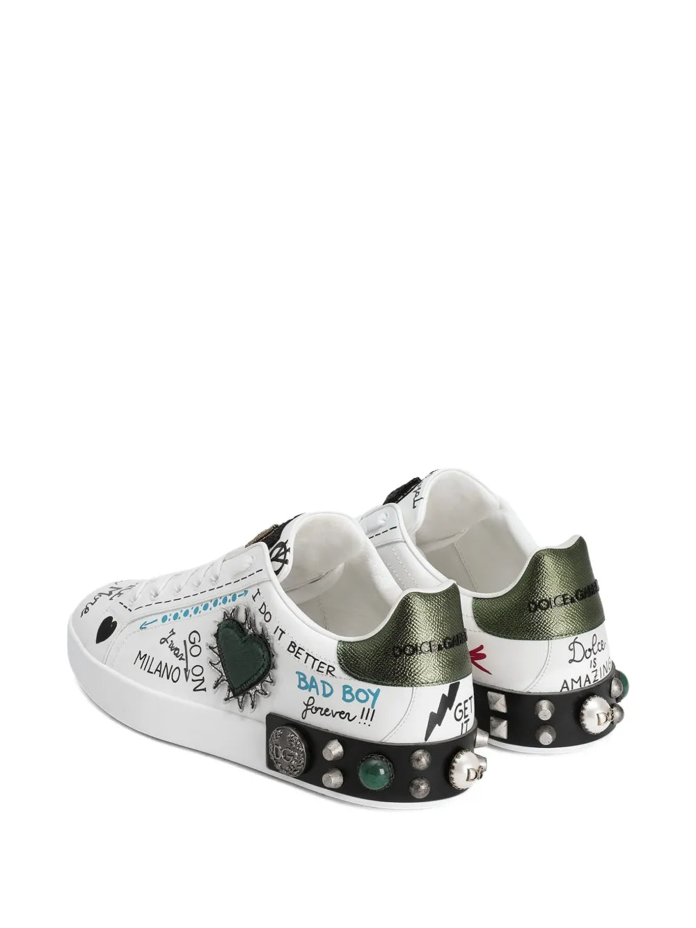 Dolce & Gabbana Portofino Graffiti Sneakers