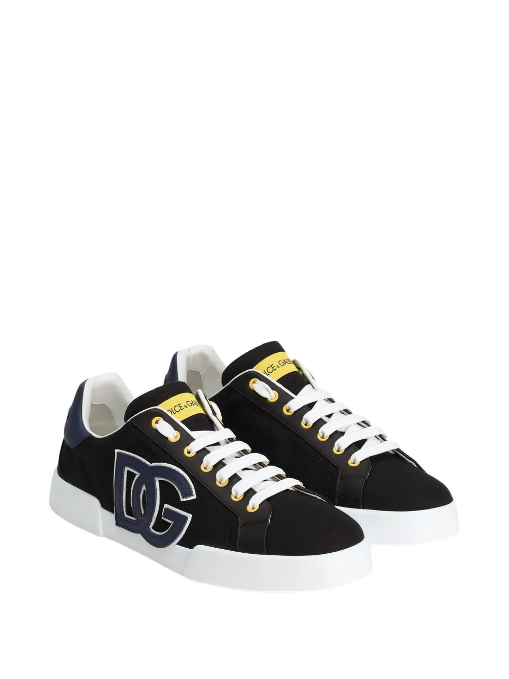 Dolce & Gabbana Portofino Logo-Embellished Low-Top Sneakers